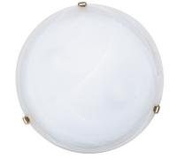 Rabalux Alabastro plafón 2x60 W blanco 3301