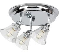 Rabalux Antoine lámpara de techo 3x40 W cromo-transparente 3210