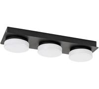 Rabalux Attichus lámpara de techo 3x6 W blanco-negro 75003