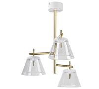 Rabalux Aviana lámpara de techo 3x6 W blanco-latón-transparente 5031