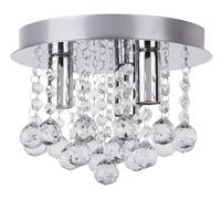 Rabalux Corinna lámpara de techo 3x40 W cromo-cristal 2615