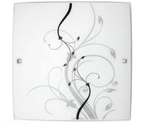 Rabalux Elina plafón 2x60 W blanco-patrón 3693