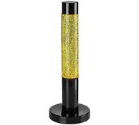 Rabalux Lavastic lámpara de sobremesa 1x25 W negro-transparente-oro 76029