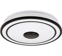 Rabalux Nikolaus plafón 1x24 W blanco-negro 71030