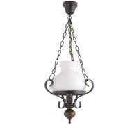 Rabalux Petronel lámpara colgante 1x60 W negro 7076