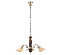 Rabalux Rustic 3 lámpara colgante 3x40 W latón-marrón 7093