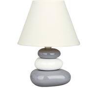 Rabalux Salem lámpara de sobremesa 1x40 W blanco-plata 4948