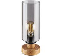 Rabalux Tanno lámpara de sobremesa 1x25 W ahumado-madera 74120