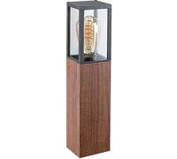 Rabalux Wales lámpara de pie para exteriores 1x60 W transparente-madera 7196
