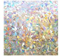 rabbitgoo Vinilos para Cristales Privacidad de Efecto Arcoíris, 90x300cm