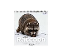 Raccoon Calendar - 2027 Wall Planner, 12 Month Schedule Book
