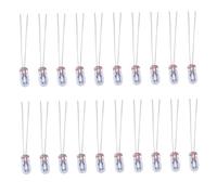 Rachlicy Limbernas de 20 piezas, lámpara de miniatura de 12v 30 mA, bombillas halógenas de filamento incandescente T3 para el tablero automático, candelabros, herramientas para el hogar del horno