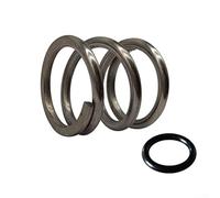 Rackumic 272535 - Muelle de compresión para válvula multipuerto de 6 vías de 1-1/2 pulgadas de alto flujo de acero óxido para piscina, spa, pieza de repuesto con junta tórica, dos piezas