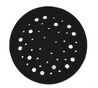 Rackumic Almohadilla de interfaz de espuma suave de 125 mm, disco de lijado de 44 agujeros para lijadora, pulido y molienda con material de esponja para carpintería, tareas de acabado de metal en