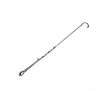 Rackumic Gancho de carne para barbacoa, ganchos de acero inoxidable, mango extendido, herramienta para girar grandes cortes de carne para recoger encurtidos, cocina, asador, 1 pieza (B 35 cm)