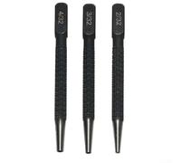 Rackumic Kit de perforación central de 3 piezas para posicionamiento de perforación en metal, madera, plástico, cerámica y para superficies de azulejos con construcción de acero al carbono en tamaños