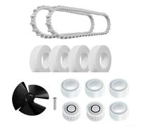 Rackumic Kit de polea de guía de correa de impulsor 9995266-R1 9985006-r2 6101611-r4 3884997-R6 para Dolphin Robotic Pool Cleanerge Discovery Caymancape para encore