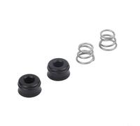 Rackumic Kit de reparación de grifo RP4993 8 unidades de asientos y resortes de goma para dos manijas de cocina, fregadero, prevención de fugas, color negro, 10 x 10 x 5 cm (dos)
