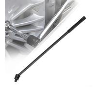 Rackumic Llave de vaso flexible de 1/2 pulgada con sistema de bola con resorte para uso automotriz, fabricada con aleación de acero a prueba de óxido, mango de 18.5 pulgadas, tamaño plateado para un