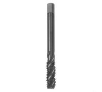 Rackumic Machos estriados en espiral M8 x 1.25 HSS nitrurado máquina de rosca para aluminio acero inoxidable bronce plásticos duros para herramientas de perforación CNC de acero molde