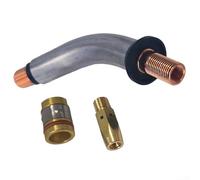 Rackumic MIG Antorcha de soldadura Conductor de cuello de cisne con difusor para Miller M25 M-25 para millermatic 200 210 212 250 250X 251 252 Duty Metal Build Reparación profesional