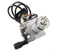 Rackumic MIG Motor de alimentación de alambre de soldador DC 24V 25W para alambre de 0.6-10mm con 2-18m Min Compact para metalurgia y soldadura industrialUnidad negra plateada