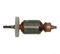 Rackumic Rotor de taladro de impacto de 13 mm, motor de cobre de 5 dientes, 35 mm, longitud del núcleo, 130 mm, tamaño total para uso profesional en talleres, salida de alto par, compacto, reducción
