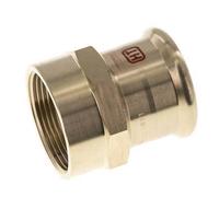 Racor a presión - 42 mm hembra y Rp 1-1/2'' hembra - Aleación de cobre