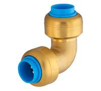 Racor Codo Igual Automático Universal Ø12 mm | Sistema PUSH-FIT | Conexión Rápida y Segura | QUICK PLOMBERIE