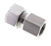 Racor de corte recto de acero inoxidable 15L y M18x1,5 con rosca hembra 315 bar ISO 8434-1