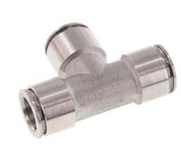 Racor en T de 12 mm Acero inoxidable FKM