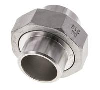 Racor recto de unión 33,7 mm Extremo para soldar Junta cónica de acero inoxidable 16bar (224,8psi)