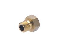 Racor unión doble 2 piezas macho 3/8 hembra 1/2 con tuerca loca | Ideal para adaptar conexiones en fontanería y calefacción | Resistente, desmontable y fácil de instalar | QUICK PLOMBERIE