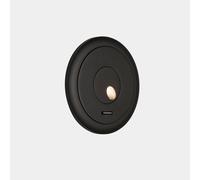Radar LEDS-C4, diseño aplanado, forma redonda, 1 bombilla, 3000 K, IP20, color
