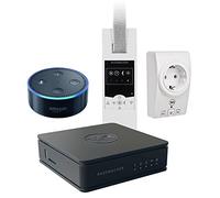 Rademacher HomePilot - Kit de control para la noche Smart Home con enrollador de cinta eléctrica (RolloTron Standard DuoFern 1400) + Interruptores entre enchufes