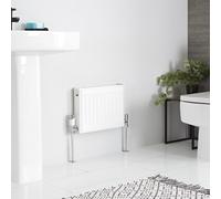 Radiador Convector Blanco 300 x 400mm Acero Delgado Panel de Convección Único Radiador Agua Convector Calefacción Central
