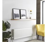 Radiador Convector Blanco 400 x 1000mm Acero Delgado Panel de Convección Único Radiador Agua Convector Calefacción Central