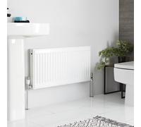 Radiador Convector Blanco 400 x 800mm Acero Delgado Panel de Convección Único Radiador Agua Convector Calefacción Central