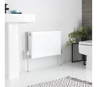 Radiador Convector Blanco 400x 600mm Acero Delgado Panel de Convección Único Radiador Agua Convector Calefacción Central