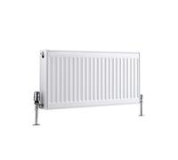 Radiador Convector Blanco 400x800mm Acero Delgado Panel de Convección Único Radiador Agua Convector Calefacción Central