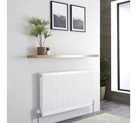 Radiador Convector Blanco 600x 1000mm Acero Delgado Panel de Convección Único Radiador Agua Convector Calefacción Central
