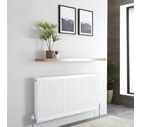 Radiador Convector Blanco 600x 1200 mm Acero Delgado Panel de Convección Único Radiador Agua Convector Calefacción Central
