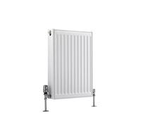 Radiador Convector Blanco 600x 400mm Acero Delgado Panel de Convección Único Radiador Agua Convector Calefacción Central
