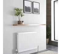 Radiador Convector Blanco 600x800mm Acero Delgado Panel de Convección Único Radiador Agua Convector Calefacción Central