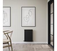 Radiador Convector de Diseño Tipo 21 (Horizontal) - 600mm x 420mm - Negro - Erin