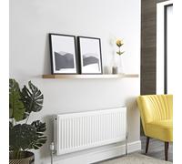 Radiador Convector en Blanco de 400 x 1000mm Acero Delgado Panel de Convección Único Radiador Agua Convector Calefacción Central