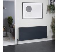 Radiador Convector Horizontal Blanco - 600mm x 400mm (Panel Único) - Stelrad Vita Deco de Hudson Reed
