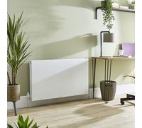Radiador Convector Horizontal Blanco con Panel Plano - Tipo 22 - 600mm x 400mm - Alora