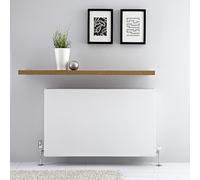 Radiador Convector Horizontal con Panel Doble - Blanco - 600mm x 1000mm x 103mm - 1709 Vatios - Type 22