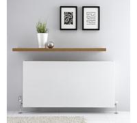 Radiador Convector Horizontal con Panel Doble - Blanco - 600mm x 1200mm x 103mm - 2050 Vatios - Type 22